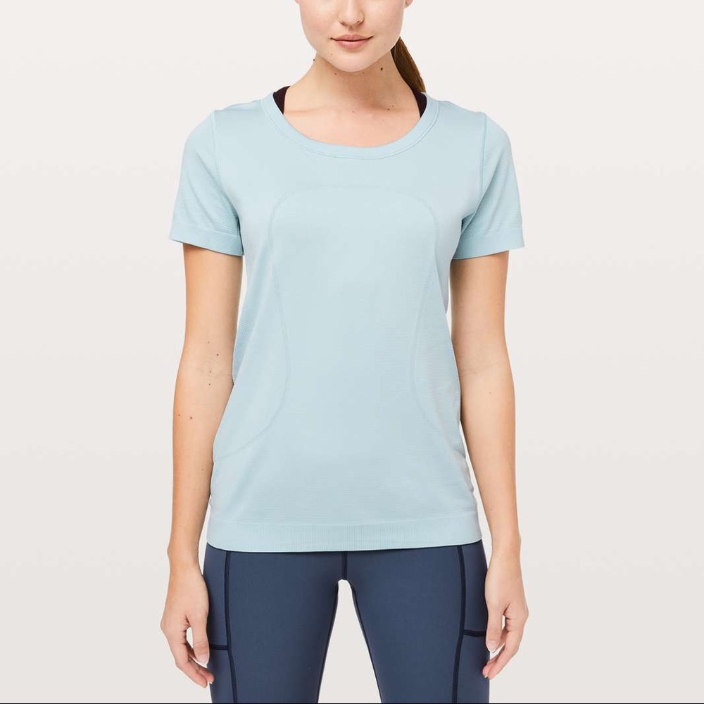 Light Blue Lululemon Shirt